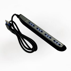 Presa Multipla Salvaspazio 4 Bipasso Nera